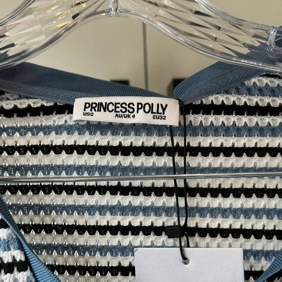 Princess Polly Striped Navy and White Set - Picture 3 of 5